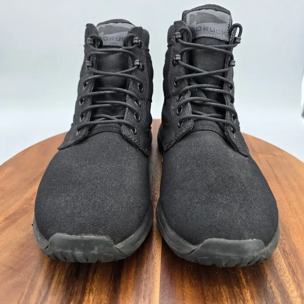 Goruck Jedburgh Boots Mens 8 Black Canvas Combat Outdoor Rucking Tactical